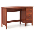 Computer Desk Study Writing Desk Home Office Workstation with 3 Drawers Black