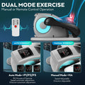Desk Elliptical Machine for Home Office, Electric Desk Elliptical Trainer with Display Monitor Quiet Compact Pedal Exerciser Gifts for Caring Parents