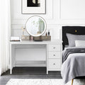 Computer Desk Study Writing Desk Home Office Workstation with 3 Drawers Black