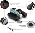 Desk Elliptical Machine for Home Office, Electric Desk Elliptical Trainer with Display Monitor Quiet Compact Pedal Exerciser Gifts for Caring Parents