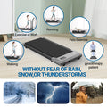 Walking Pad 2 in 1 Under Desk Treadmill, 2.5HP Low Noise Walking Pad Running Jogging Machine with Remote Control for Home Office, Lightweight Portable Desk Treadmill Installation Free
