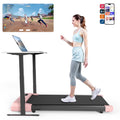 Walking Pad 2 in 1 Under Desk Treadmill, 2.5HP Low Noise Walking Pad Running Jogging Machine with Remote Control for Home Office, Lightweight Portable Desk Treadmill Installation Free