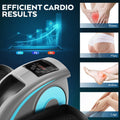 Desk Elliptical Machine for Home Office, Electric Desk Elliptical Trainer with Display Monitor Quiet Compact Pedal Exerciser Gifts for Caring Parents