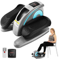 Desk Elliptical Machine for Home Office, Electric Desk Elliptical Trainer with Display Monitor Quiet Compact Pedal Exerciser Gifts for Caring Parents
